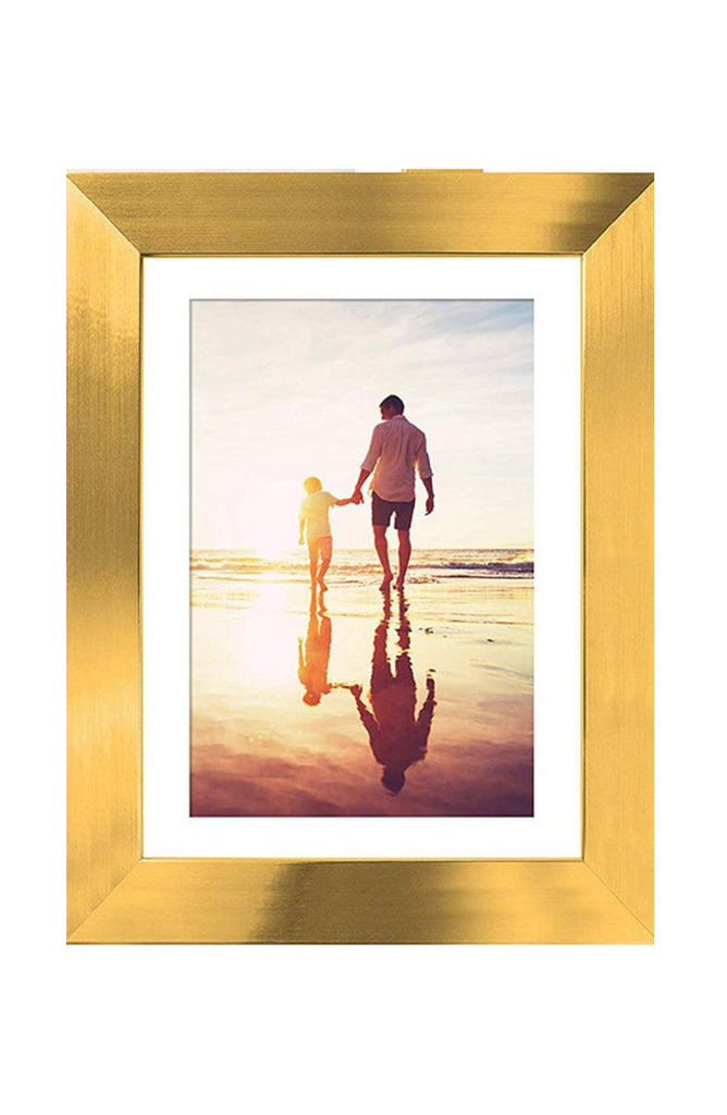 Brushed Gold Photo Frame- Your Photo Included!